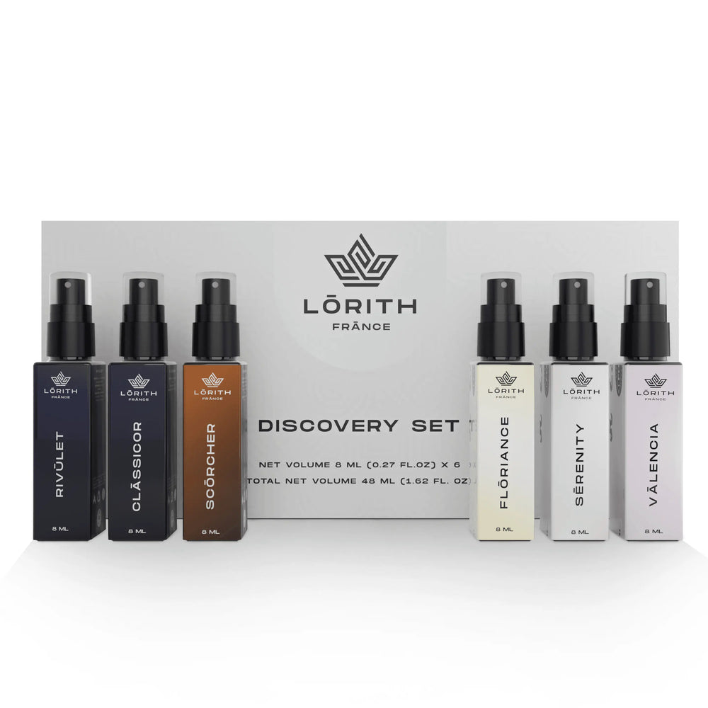 PERFUME DISCOVERY SET | PACK OF 6 X 8 ML EACH | FOR MEN & WOMEN - Lorith France