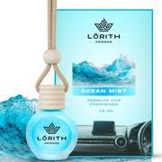 Lorith France Ocean Mist Hanging Car Air Freshener | Premium Long-Lasting Car Perfume - LORITH FRANCE