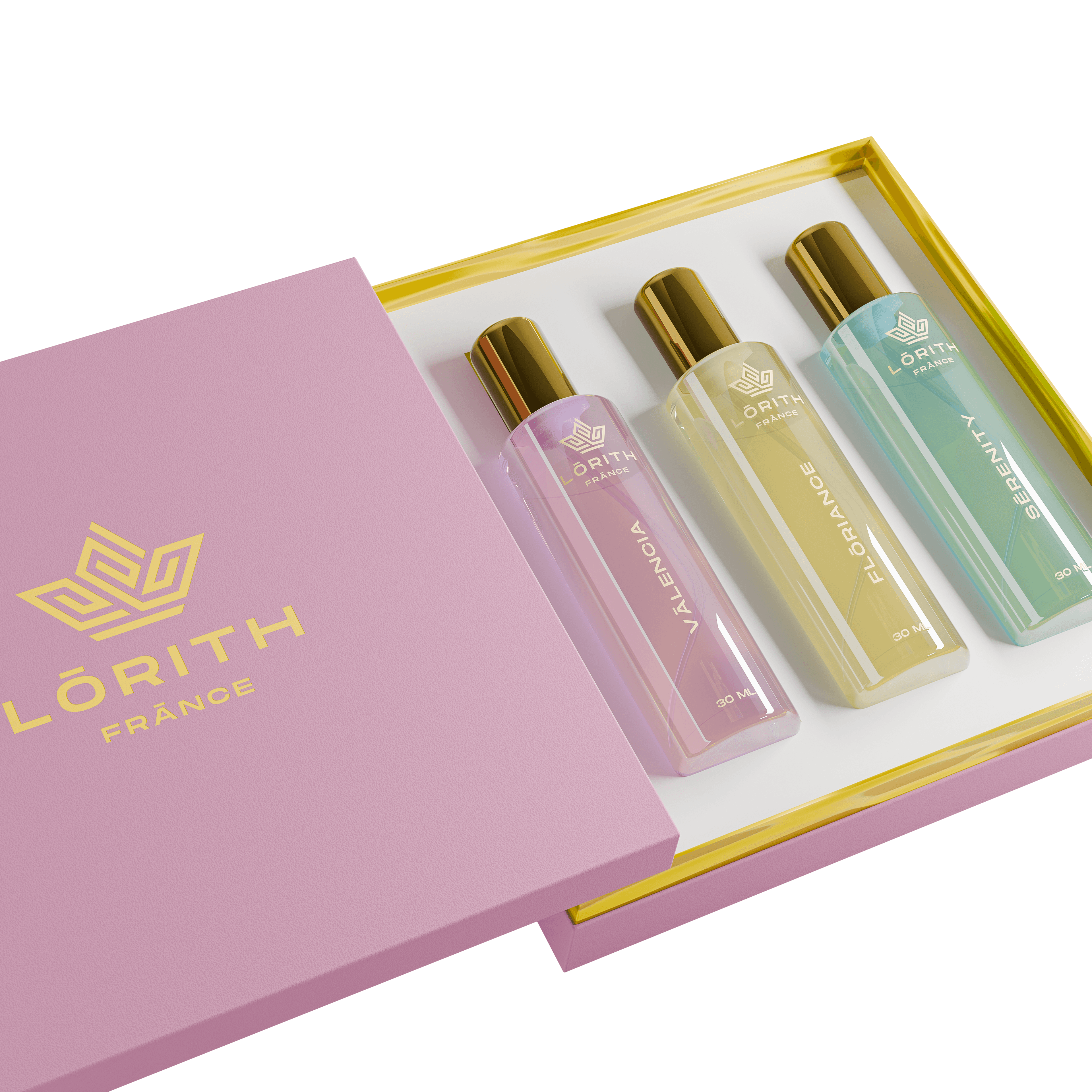 LUXURY GIFTSET FOR WOMEN - FLŌRIANCE | SĒRENITY | VĀLENCIA - 30ML X 3