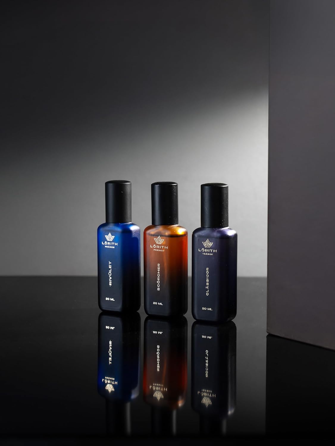 LUXURY GIFTSET FOR MEN - SCORCHER | RIVULET | CLASSICOR - 20ML X 3 - LORITH FRANCE