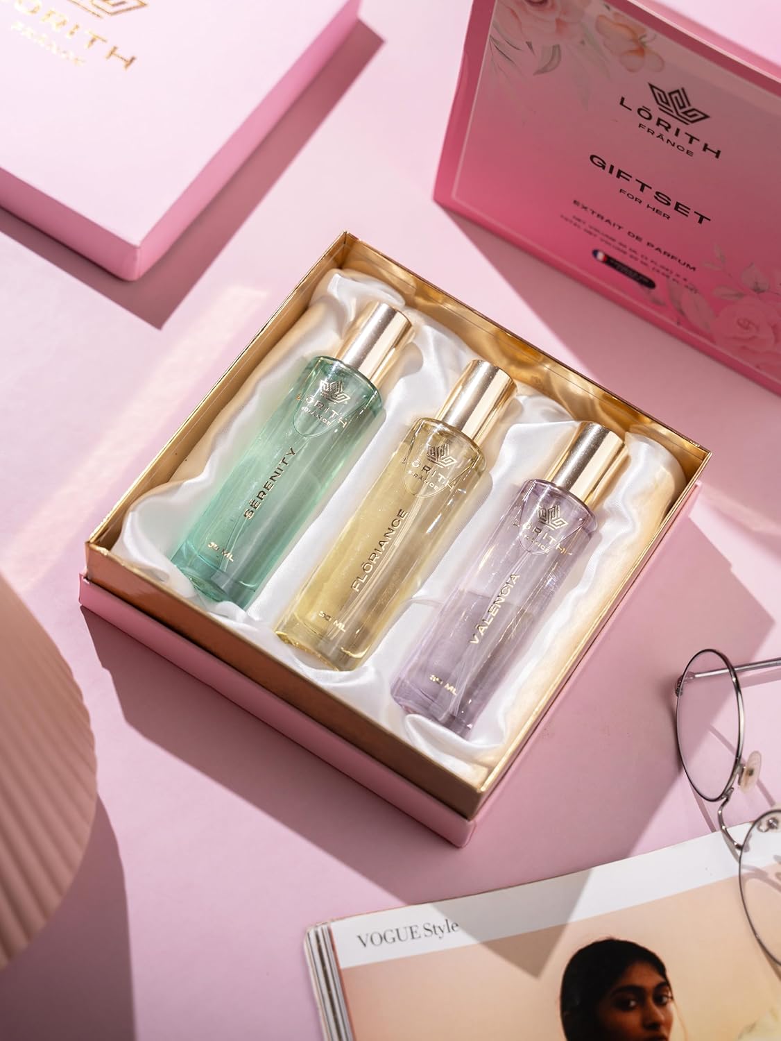LUXURY GIFTSET FOR WOMEN - FLŌRIANCE | SĒRENITY | VĀLENCIA - 30ML X 3